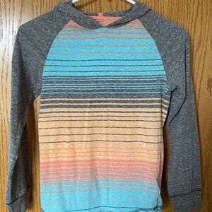 Capsule Albie Lightweight Raglan Hoodie Multi Color Boys